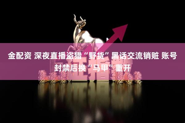 金配资 深夜直播盗猎“野货”黑话交流销赃 账号封禁后换“马甲”重开