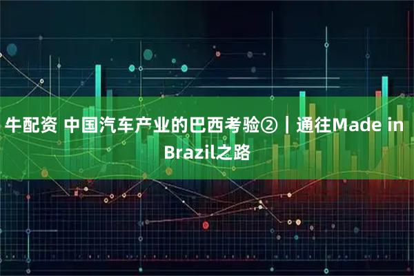 牛配资 中国汽车产业的巴西考验②｜通往Made in Brazil之路