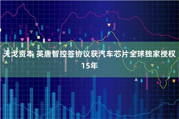 天戈资本 英唐智控签协议获汽车芯片全球独家授权15年